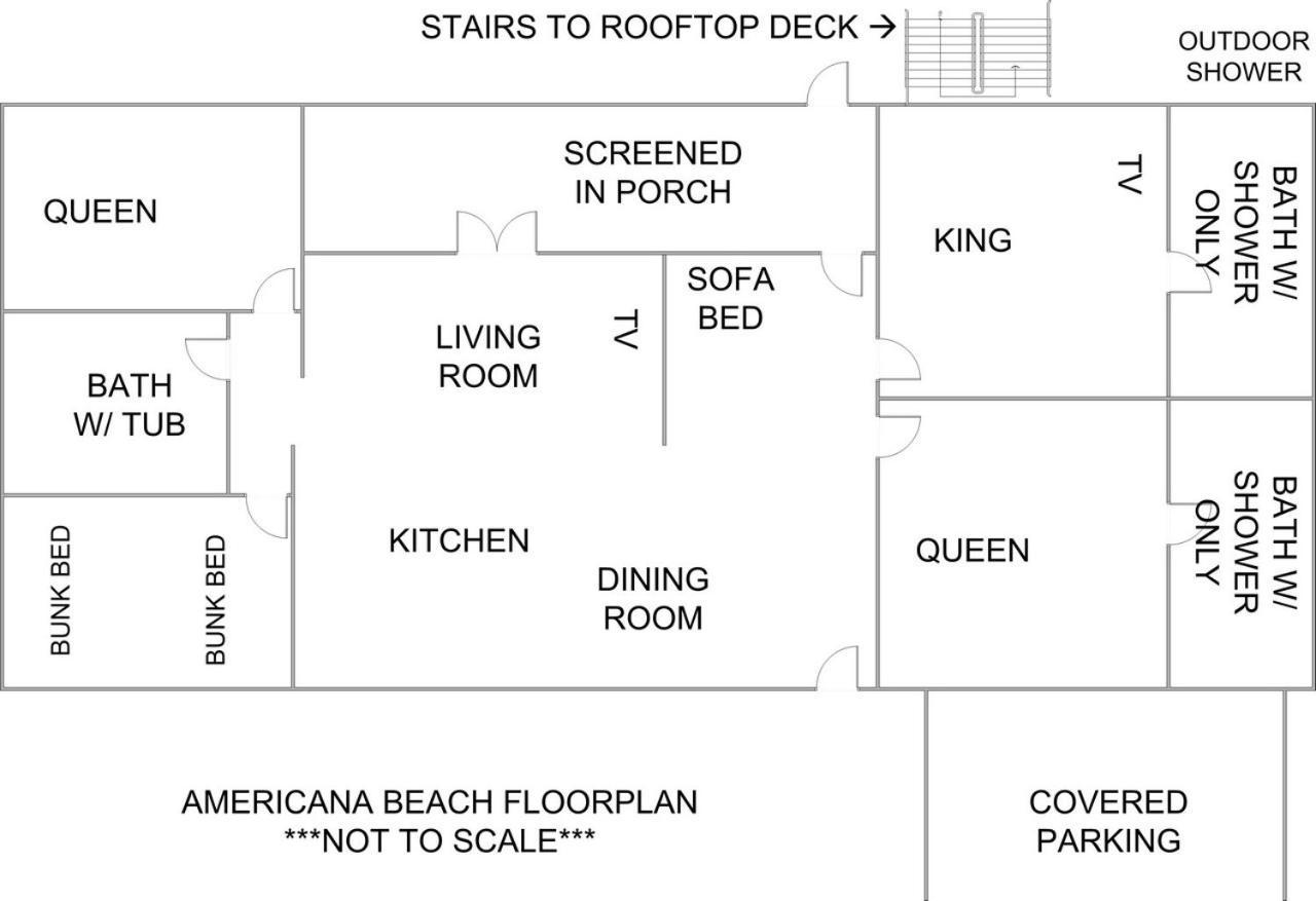 Americana Beach Home Île de Jekyll Extérieur photo